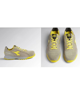 Scarpa antinfortunistica Diadora Run Net Airbox Low protezione S1P SRC  colore blu/ grigio roccia tg 41